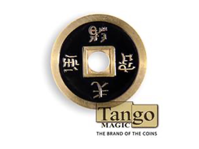 Dollar Size Chinese Coin (Black) by Tango