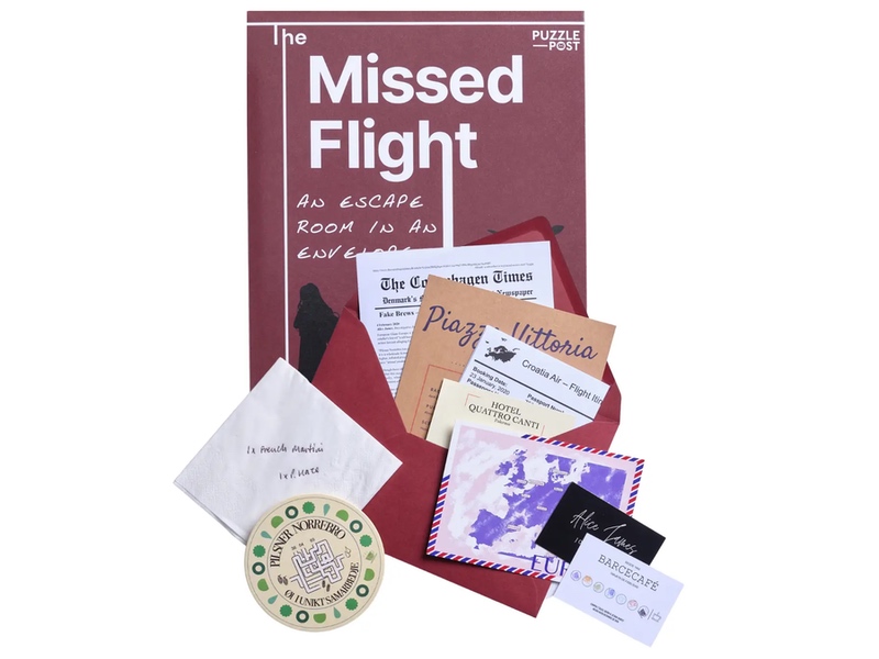 Envelope escape game: The Missed Flight