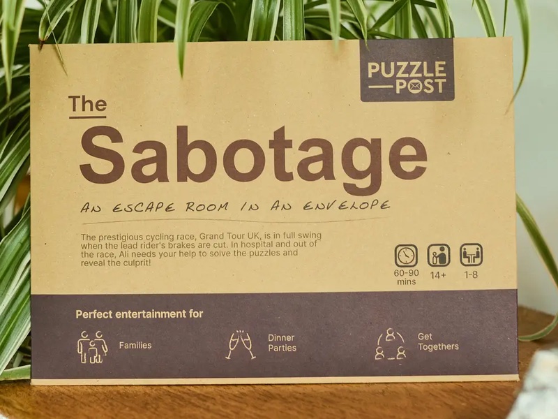 Envelope escape game: The Sabotage