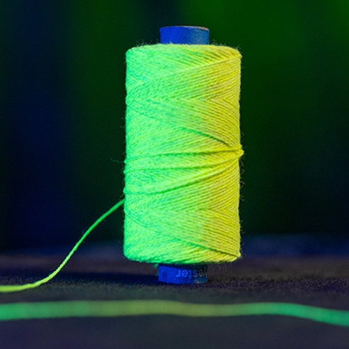 WGM UV GLOW GYPSY THREAD YELLOW REFILL SPOOL 2